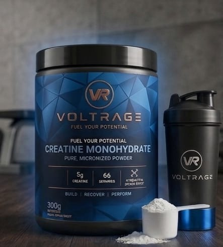 Voltrage Pure Micronized Creatine tub